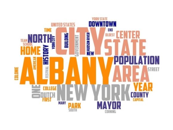 New Albany Typography Banner