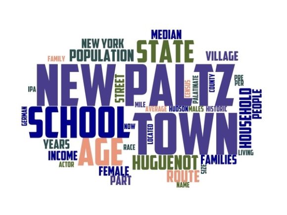 New Paltz Typography Sticker