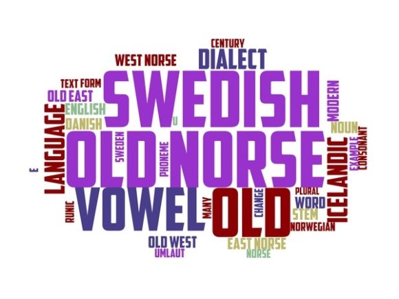 Old Norse Typography Wallpaper: Where Ancient Script Meets Modern Design