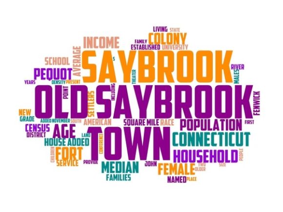 Old Saybrook Typography Skinny Tumbler