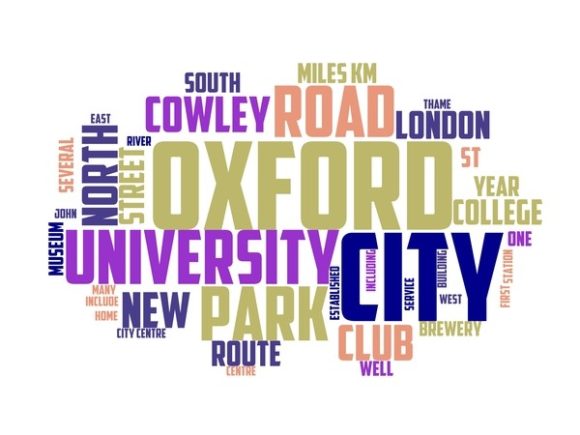 Oxford Typography Background