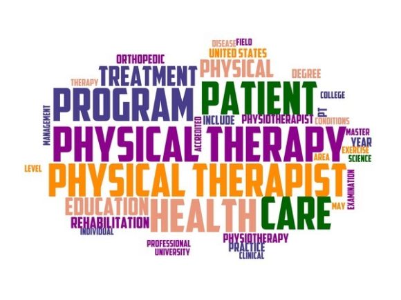 Physiotherapist Typography Tie Dye