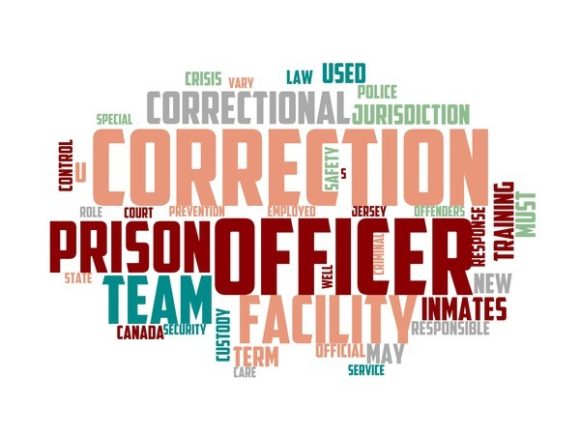 Prison Officer Typography Tumbler: A Hand-Drawn Wordcloud for Meaningful, Versatile Design