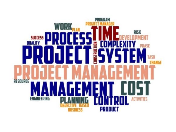 Project Leader Typography Sticker: A Vibrant, Versatile Wordcloud for Creative Expression