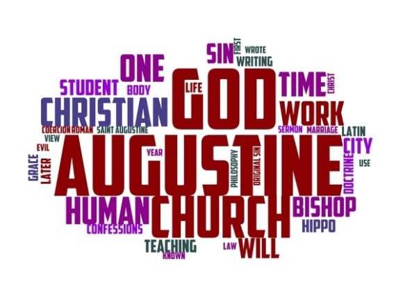 Saint Augustine Typography Tshirt: A Thoughtful Choice for Meaningful Design Projects