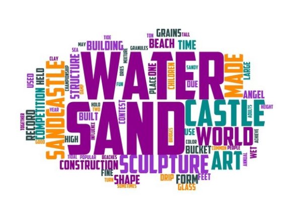 Sand Castles Typography Sublimation