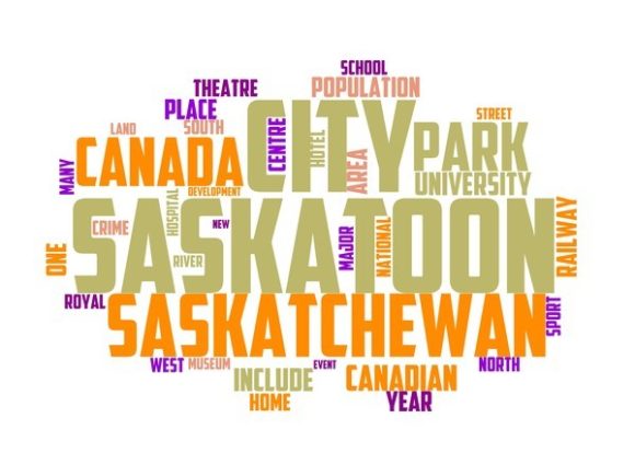 Saskatoon Typography Banner
